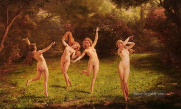 Frühling Nacktheit Frederic Soulacroix Ölgemälde